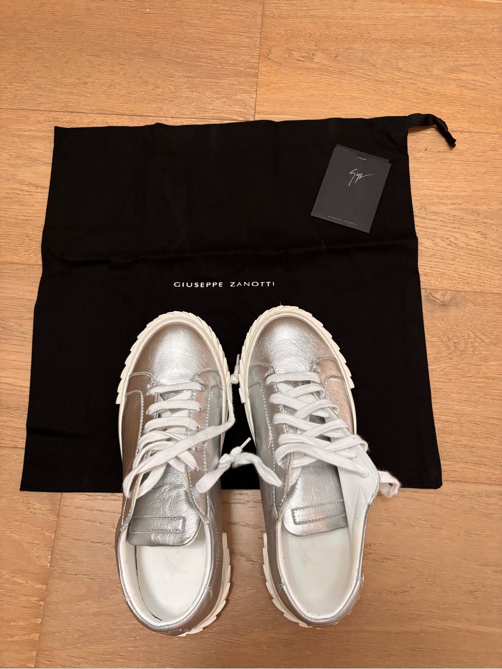 Giuseppe Zanotti eco Blabber silver Sneakers